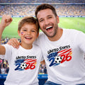 World Cup patterned T-shirt