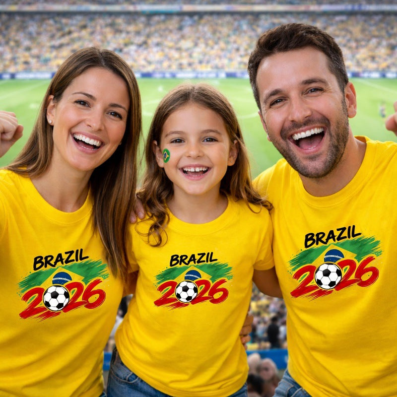 World Cup patterned T-shirt