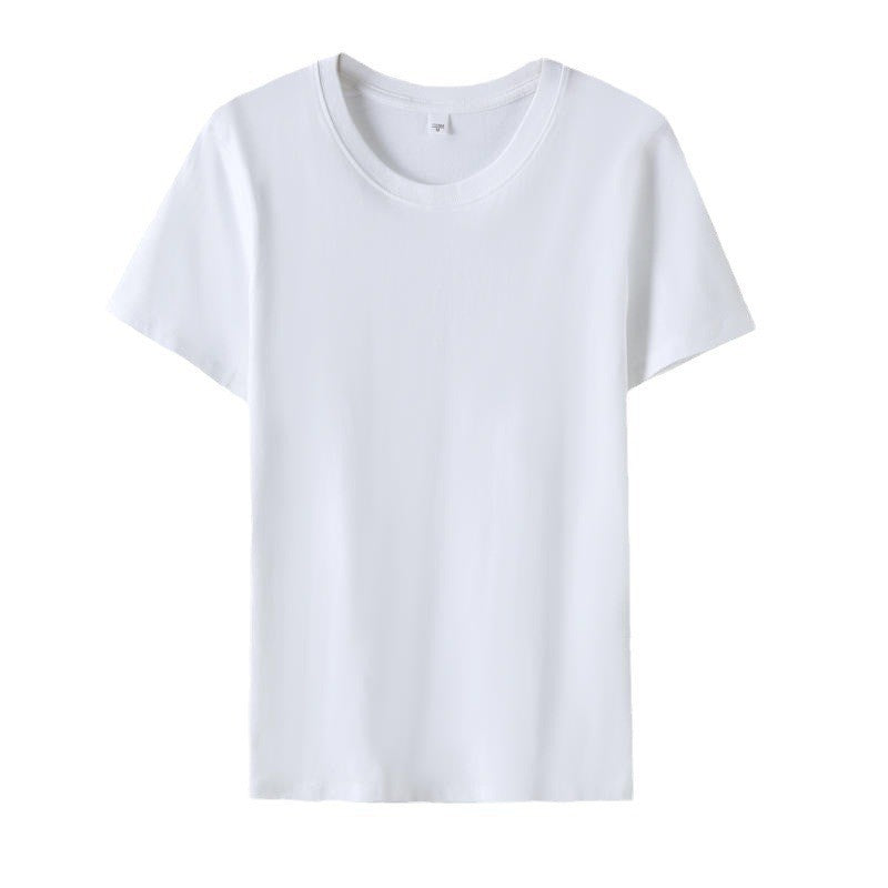 Women's Classic Basic Black Round Neck T-shirt